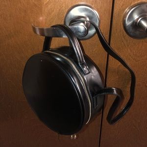 Black Round Crossbody Purse